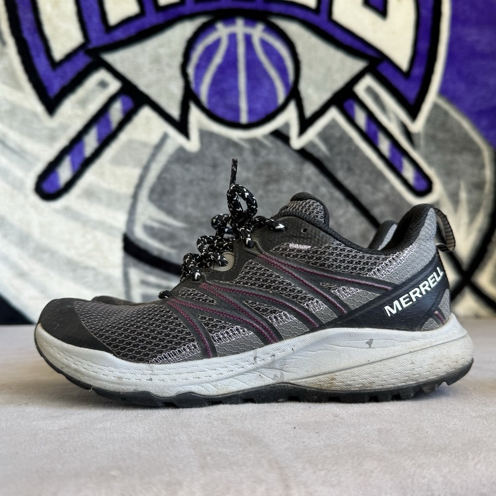 Size 7.5 - Merrell Bravada 2 Breeze Hiking Shoes‎ Women Black Purple J037078